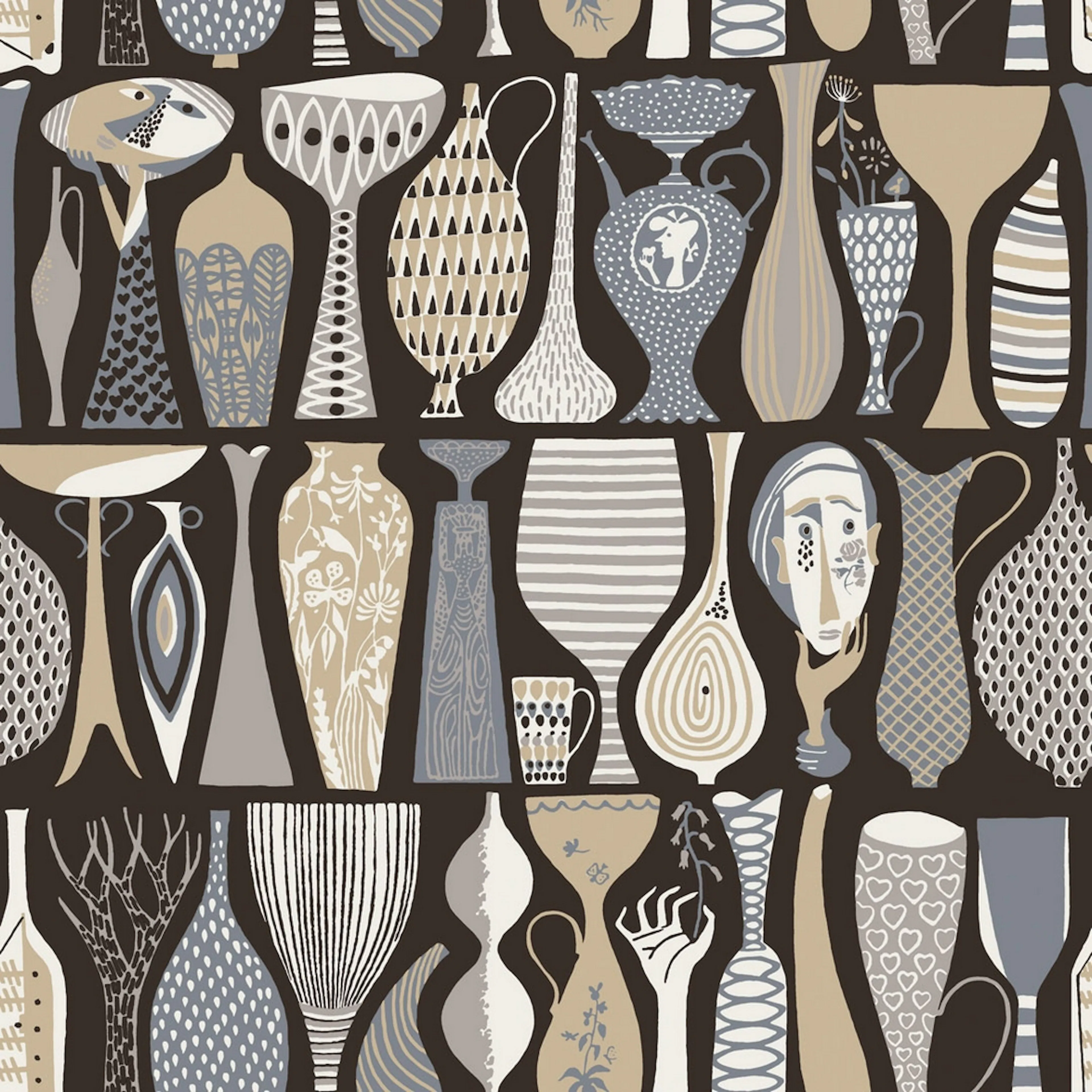Tapet Boråstapeter Scandinavian Designers II Pottery 1758
