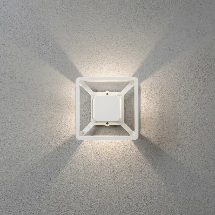 Vägglykta Gnosjö Konstsmide Pescara Ram LED 3W