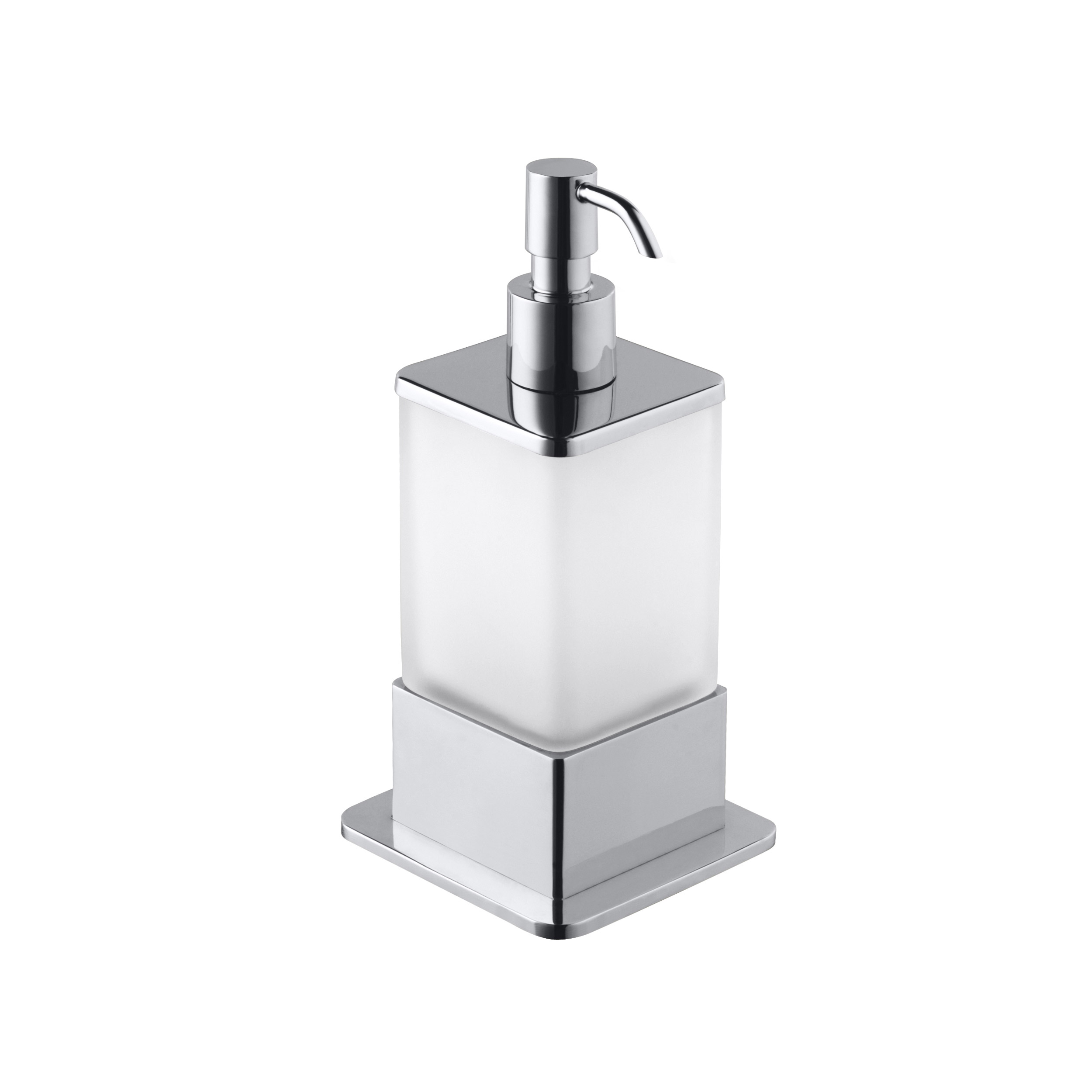 Tvåldispenser Bemeta Fristående Krom/Glas