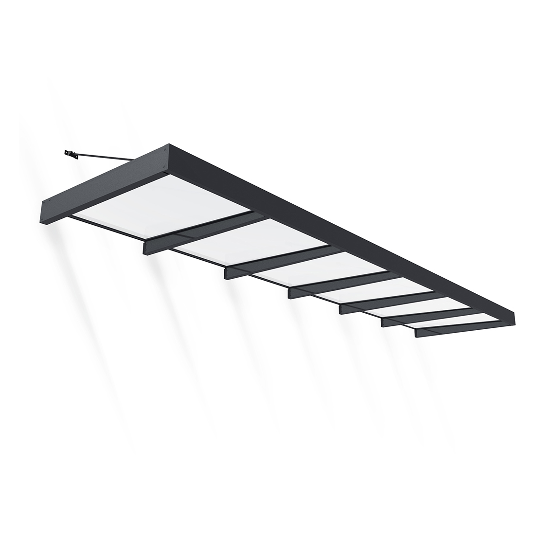 Entrétak Canopia by Palram Sophia XL Grå Klar 1,4 X 6 m