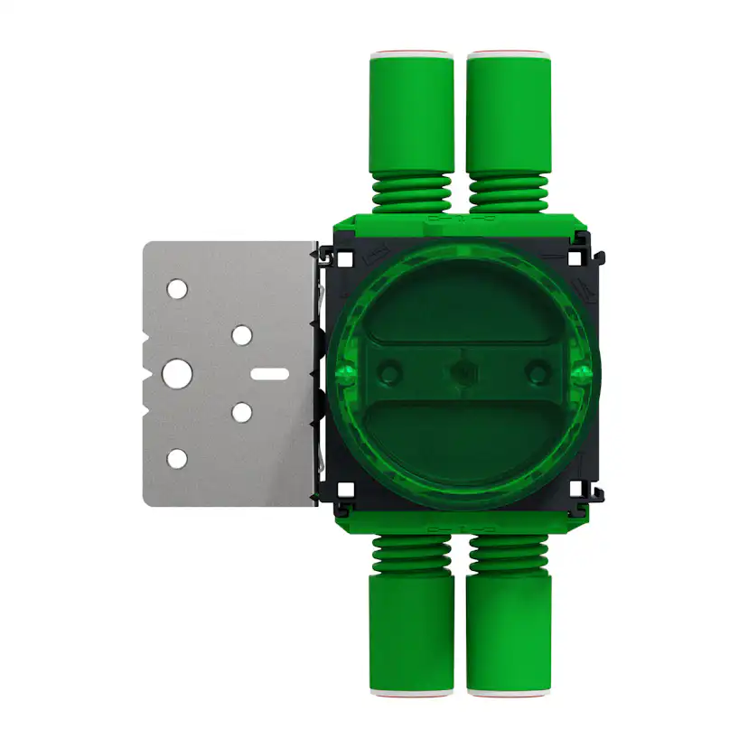 Apparatdosa Schneider Electric Multifix med lock för dubbel-/trippelgips 24-39mm