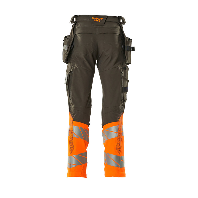 Mascot ACCELERATE SAFE Byxor med hängfickor 19131-711-1814 Storlek: 82C68, Färg: Mörk Antracit/hi-vis Orange