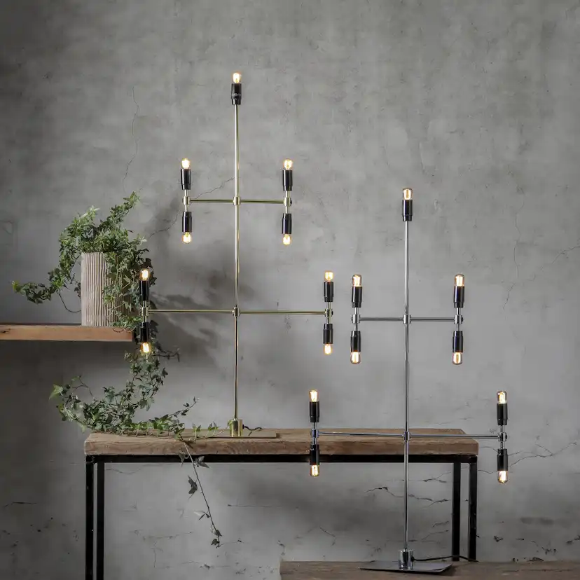 Ljusstake Twice Krom