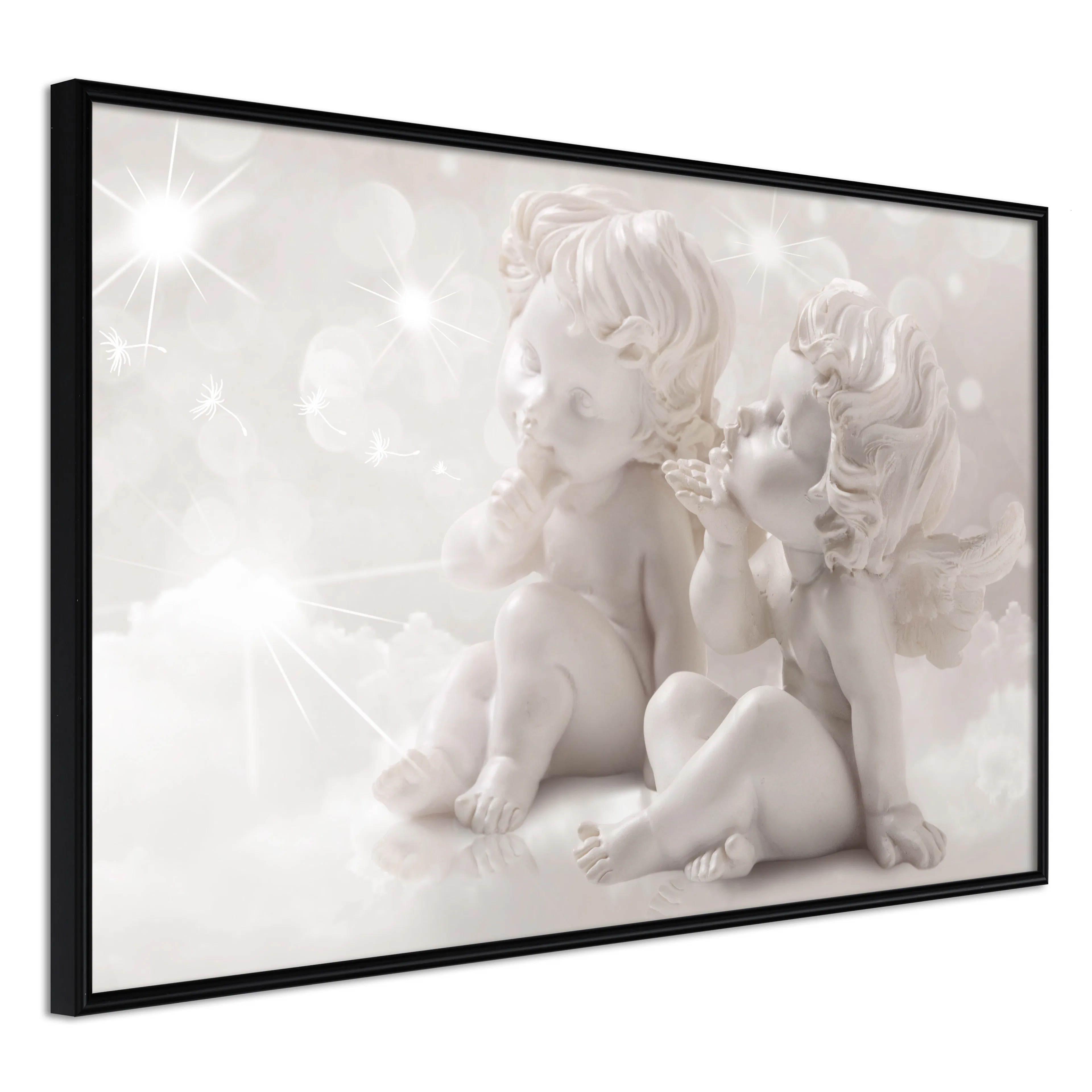 Affisch - Angelic Blow [Poster] 60x40 Svart ram, 60x40 cm