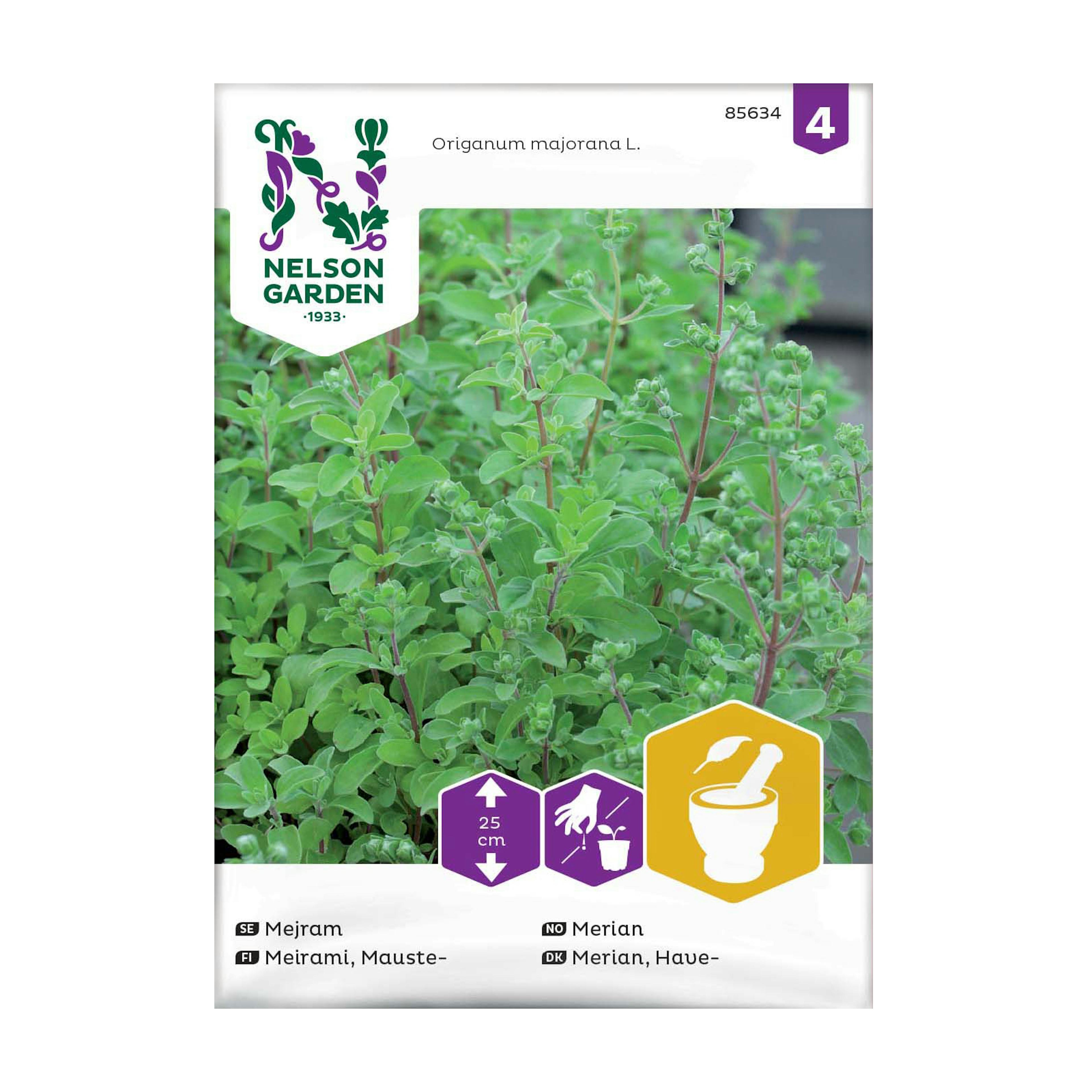 Frö Mejram Nelson Garden