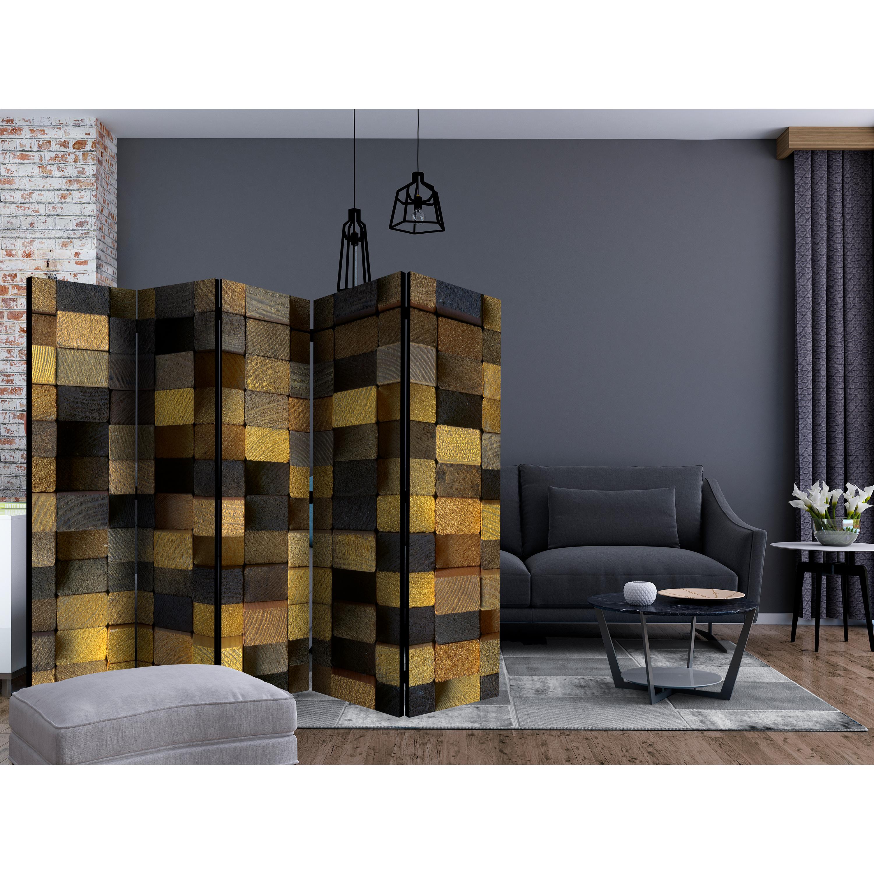 Rumsavdelare Arkiio Wooden Cubes II 225x172 cm