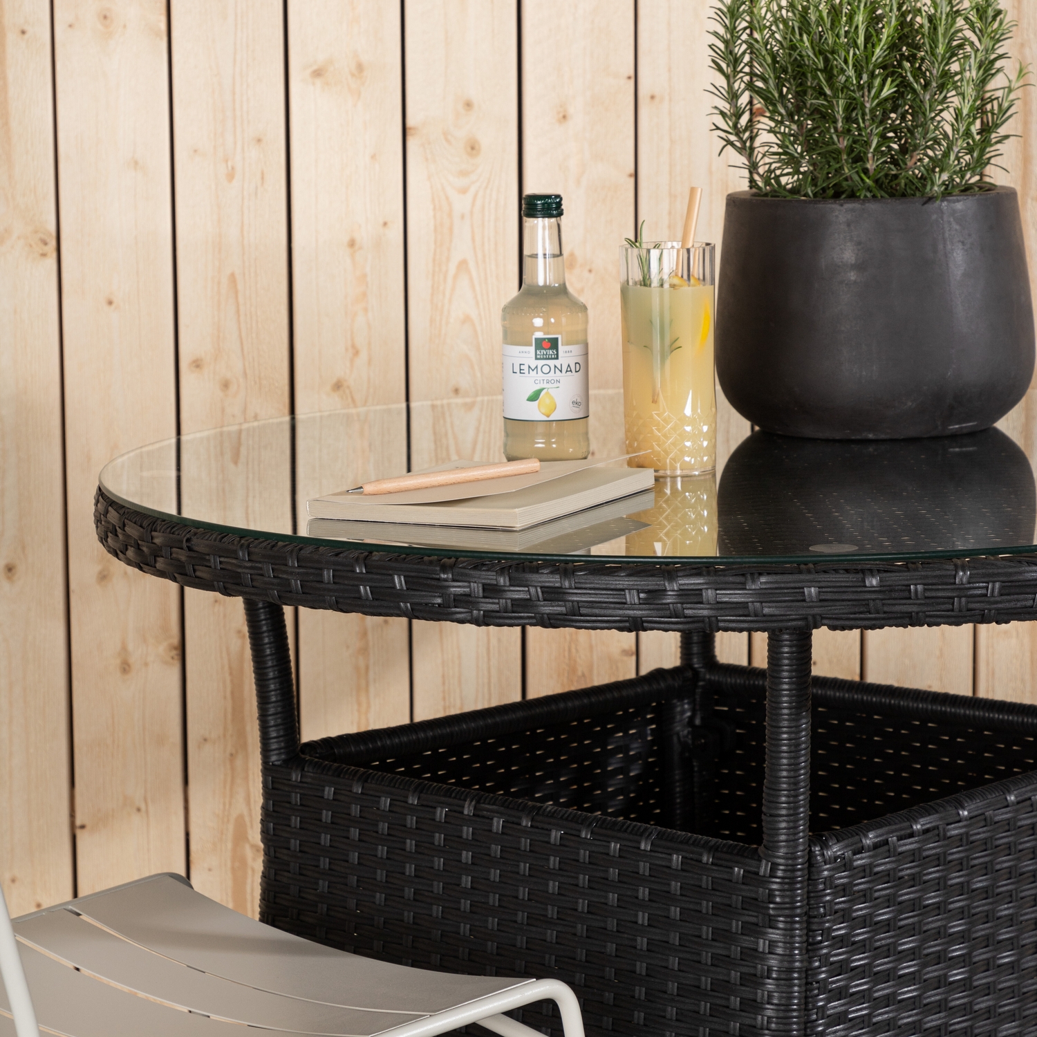 Utebord Venture Home Volta Ø 90 cm