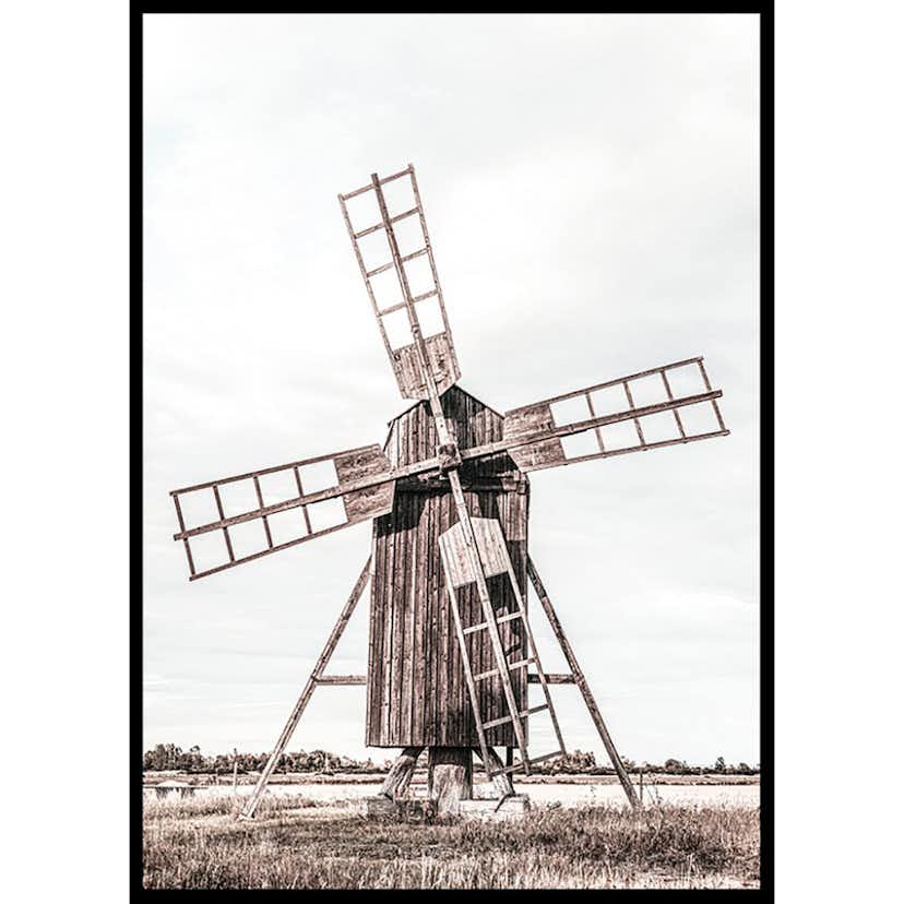 Poster Gallerix Old Wooden Wind Mill