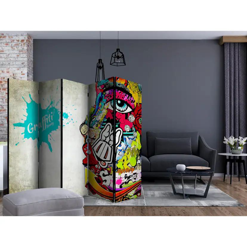 Rumsavdelare Arkiio Graffiti Beauty II 225x172 cm