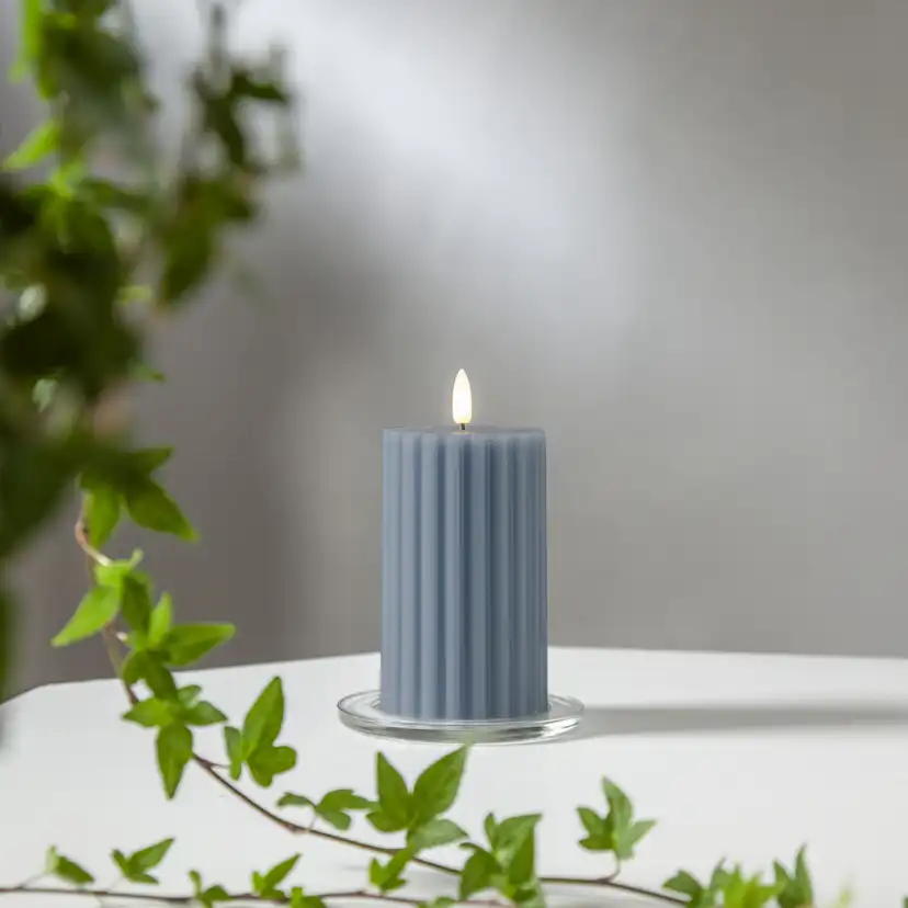 Blockljus Star Trading Flamme Stripe