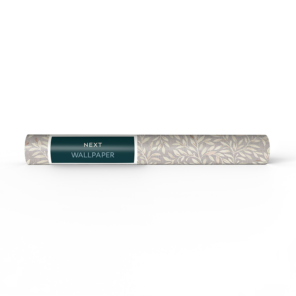 Tapet NEXT Ditsy Leaf Grey