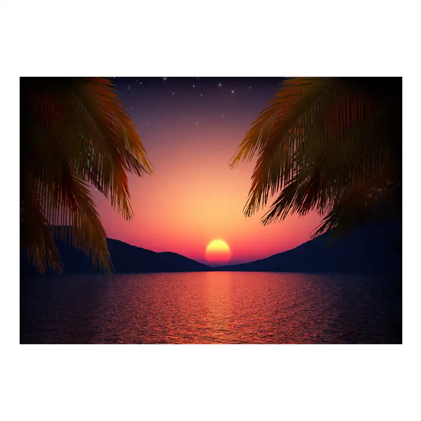 Fototapet Arkiio Romantic Evening On The Beach