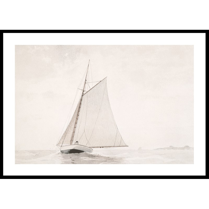 Sailing Off Gloucester By Winslow Homer 30x40 30x40 cm