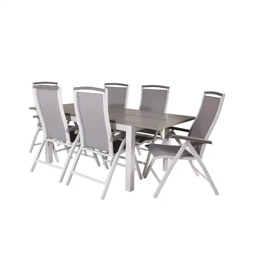 Matgrupp Venture Home Aleyna 160/240 med 6 Stolar