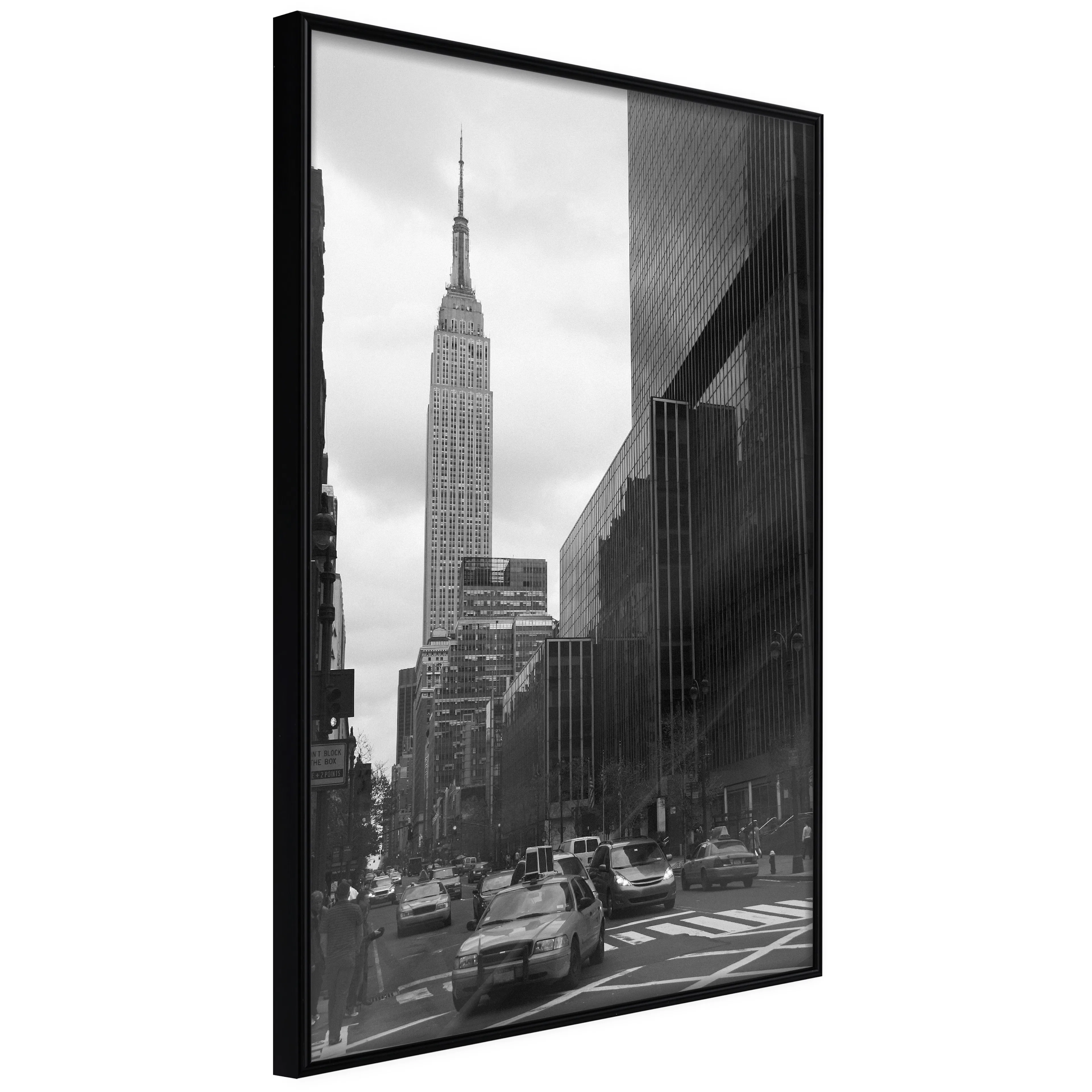 Affisch - Street in New York [Poster] 40x60 Svart ram, 40x60 cm