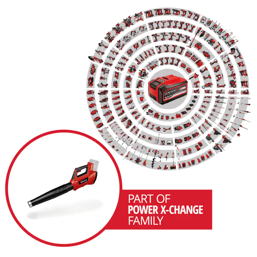 Lövblås Einhell GE-CL 36/230 Li E Solo utan Batteri