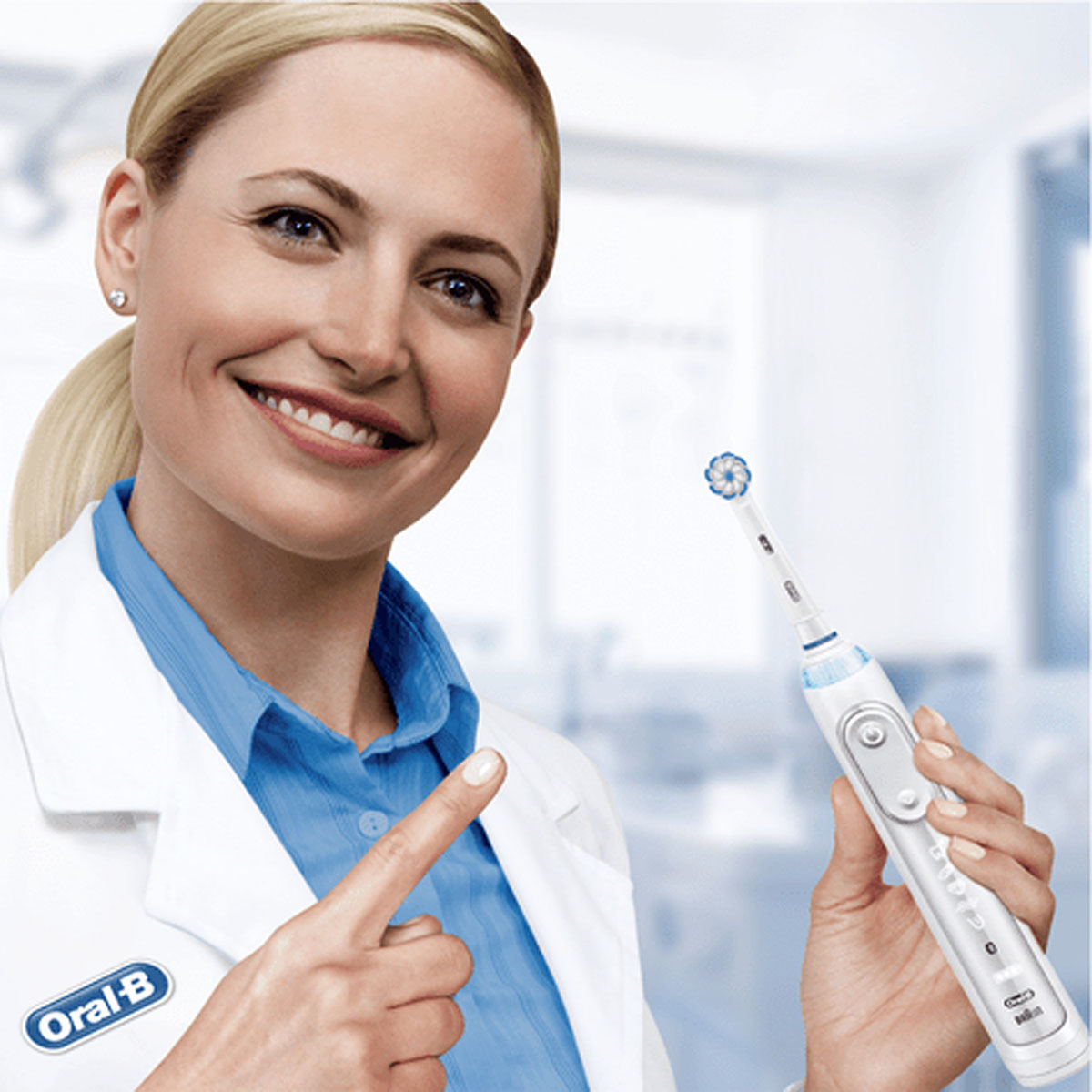 Borsthuvud Oral-B Sensitive Clean & Care 4 st