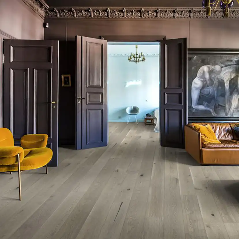 Parkettgolv Kährs Beyond Retro Pearl Grey Ultramatt Lack Ek 1-Stav