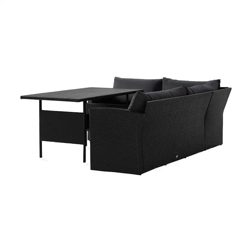 Loungegrupp Comfort Garden James Light Soffgrupp Utomhus 5-sits med Bordsskiva i Aintwood
