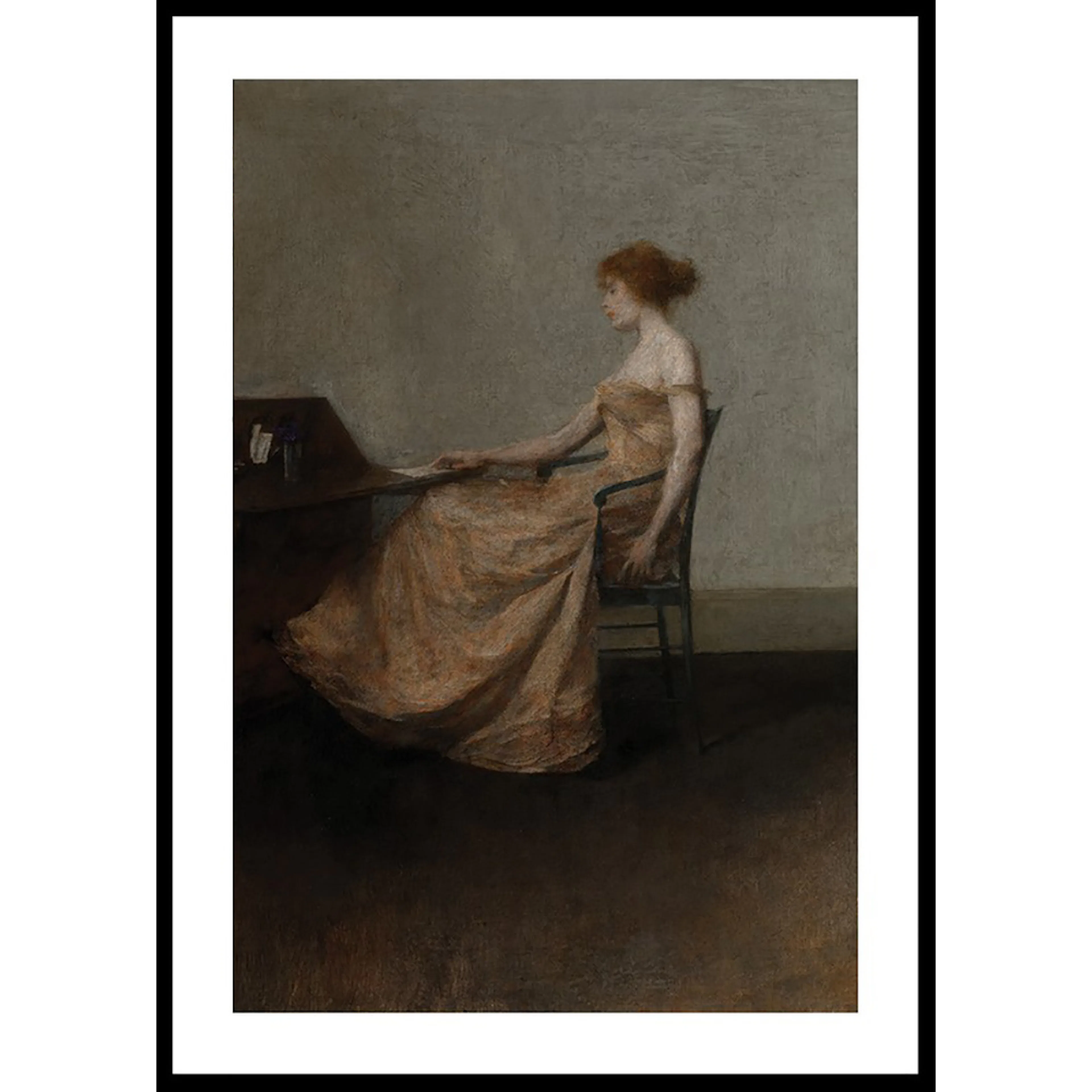 Poster Gallerix The Letter By Thomas Dewing