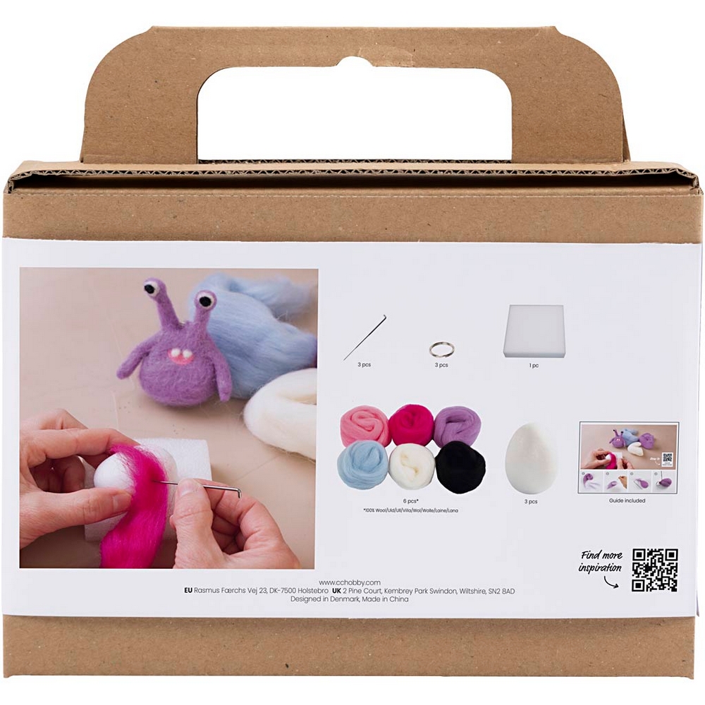 DIY-kit Creativ Company Nålfiltning Monster