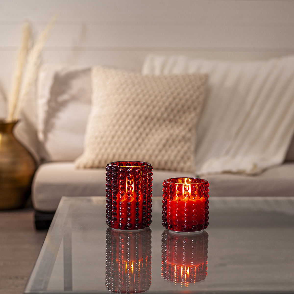 LED-Ljus Star Trading Flamme Dotty 12,5 cm