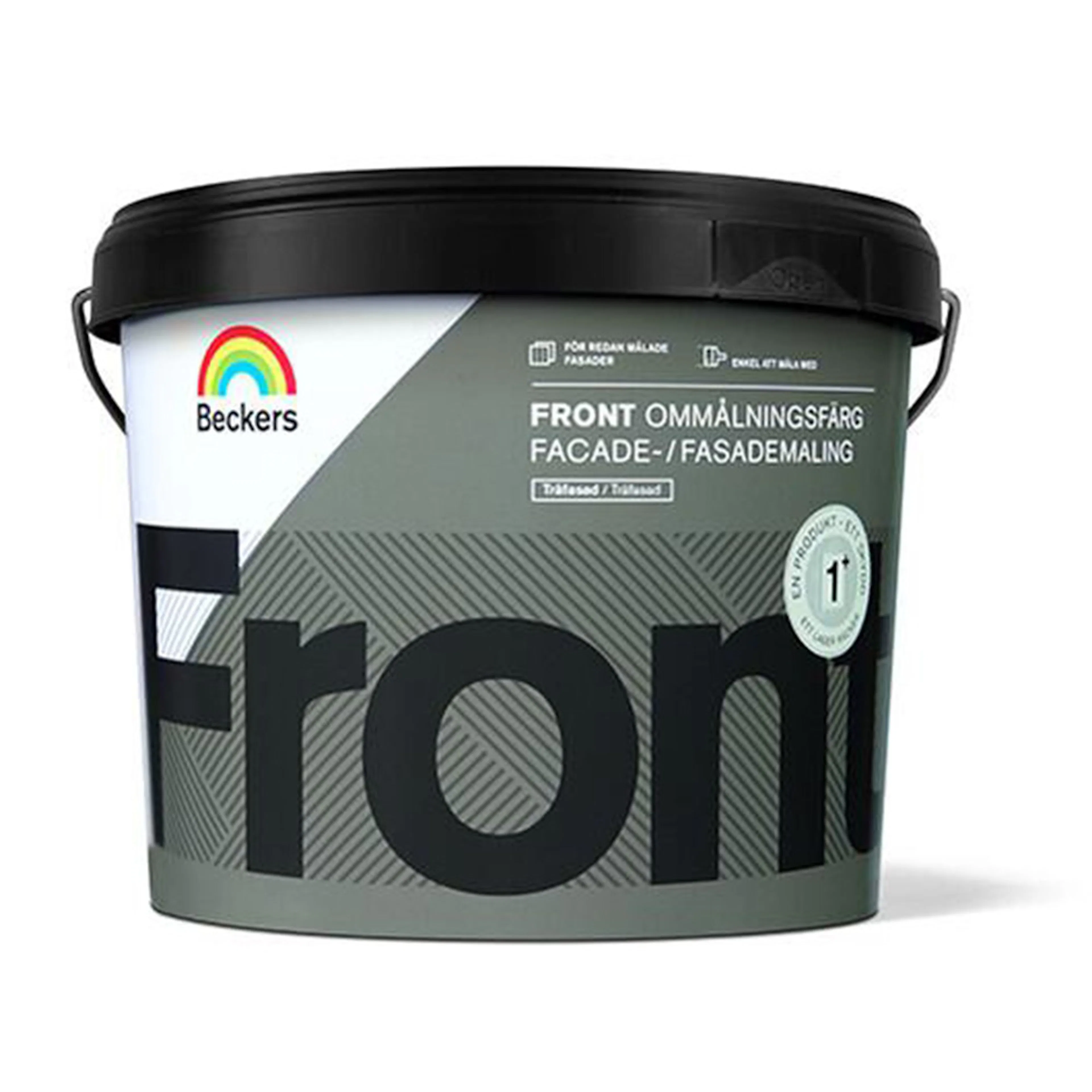 Ommålningsfärg Beckers Front 100 Vit 3L