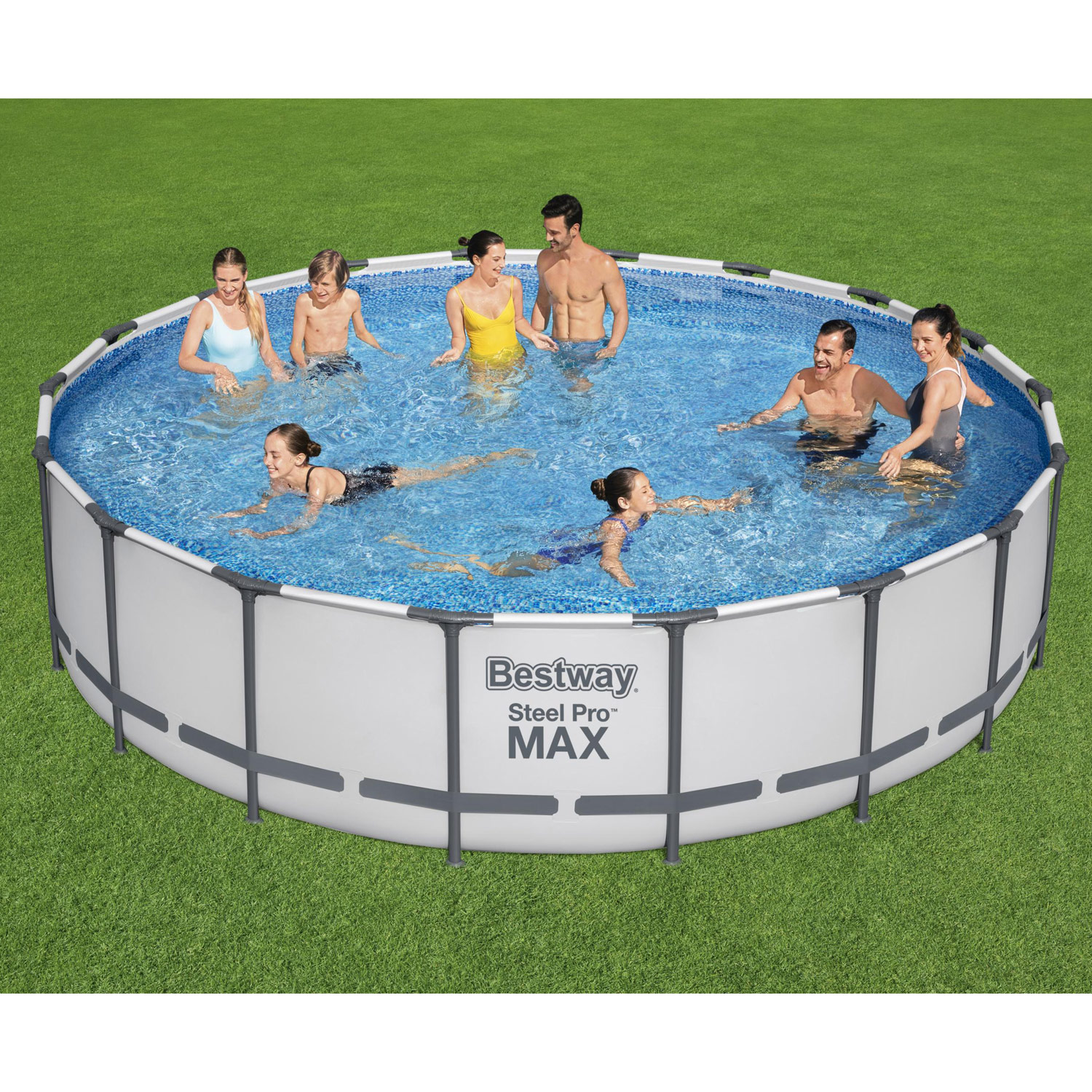 Poolpaket Bestway Steel Pro Max Ø5,49 m ClickConnect