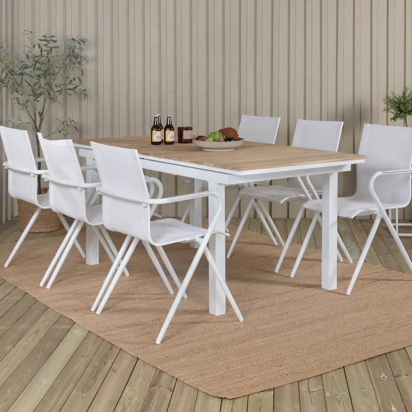 Matgrupp Venture Home Mendi med 6 Act Stolar