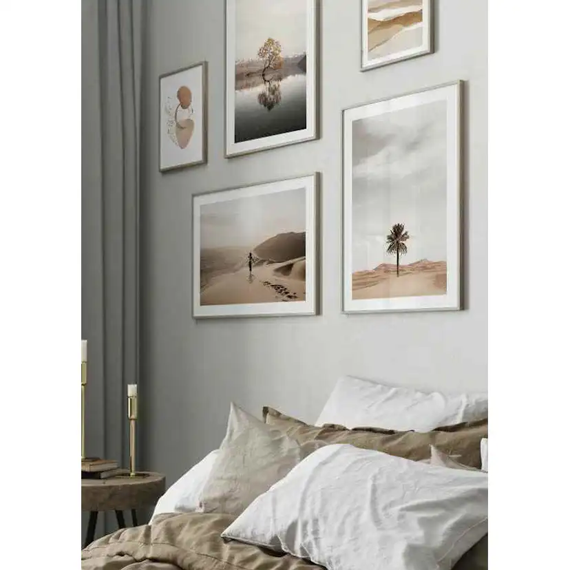 Poster Gallerix Palm Tree In Desert