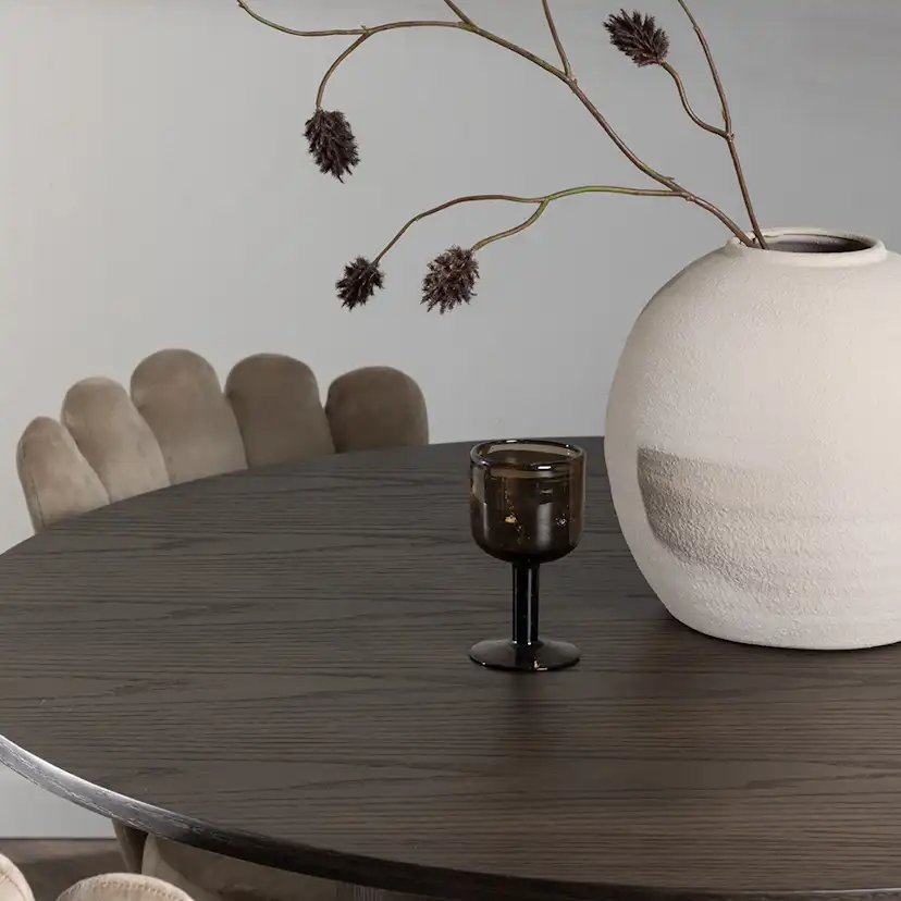 Matgrupp Venture Home Olivia Ø 110 cm med 4 Limhamn Stolar