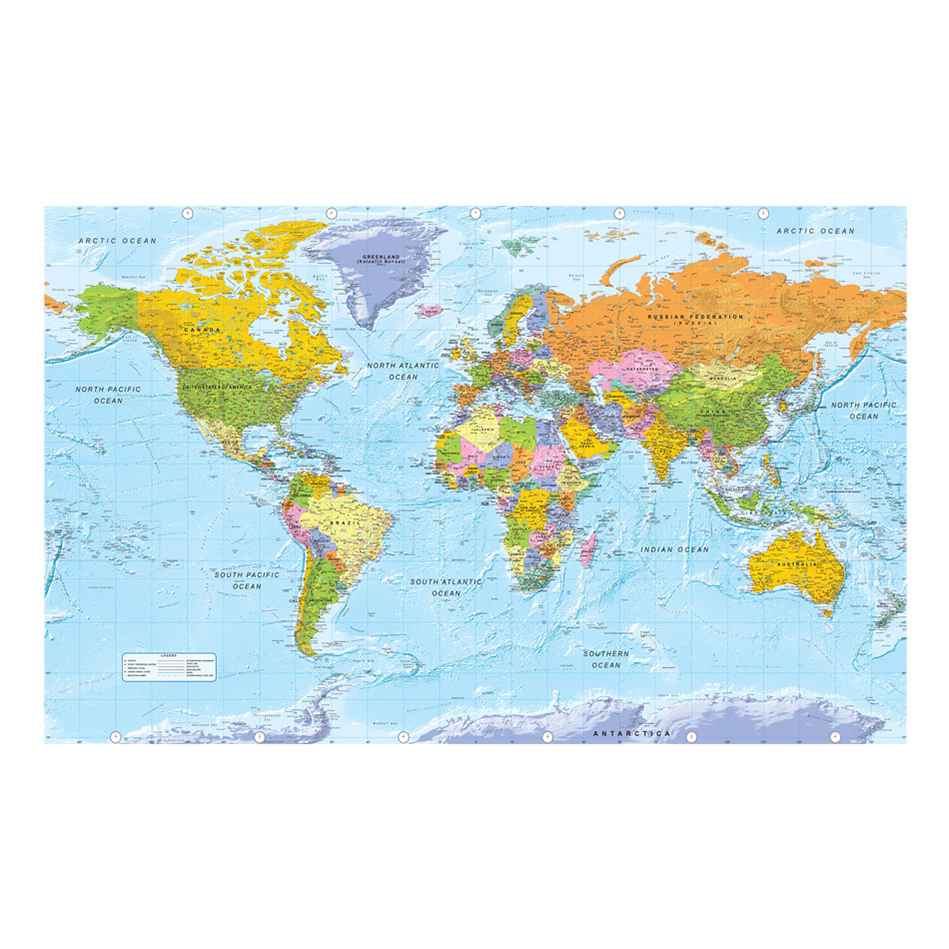 Fototapet Arkiio Orbis Terrarum 400x250 cm
