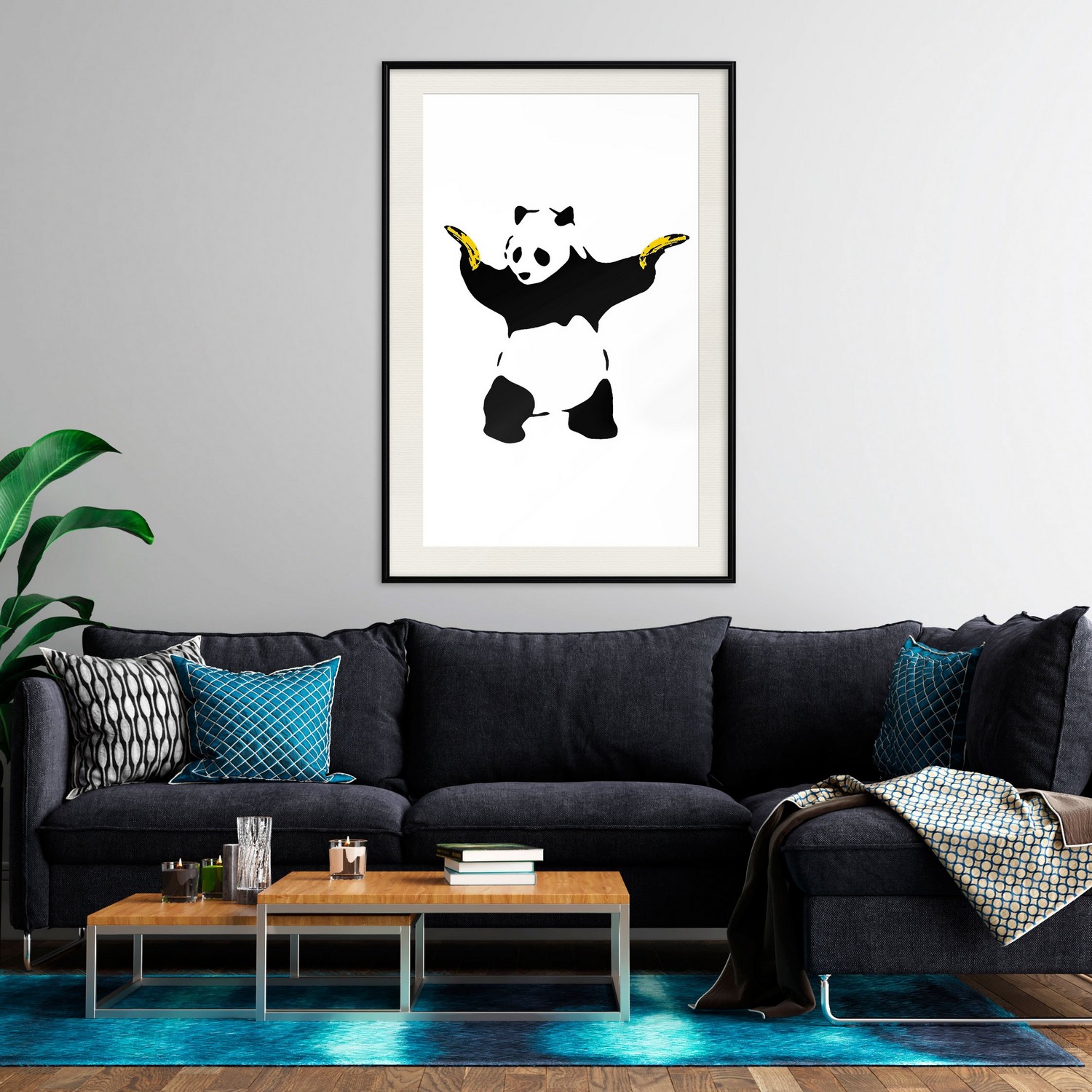 Poster Artgeist Affisch Panda with Guns