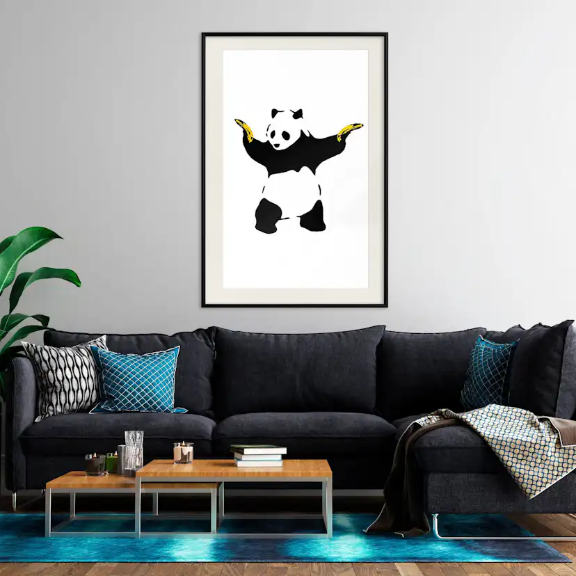 Poster Artgeist Affisch Panda with Guns