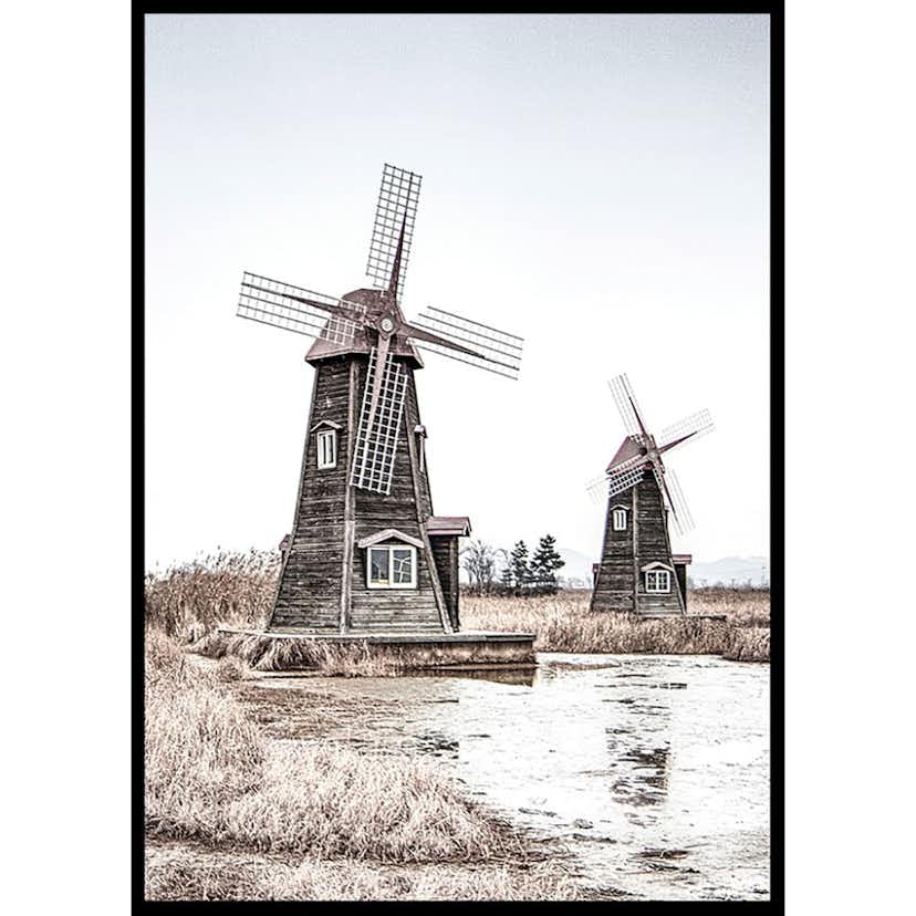 Poster Gallerix Old Wind Mills