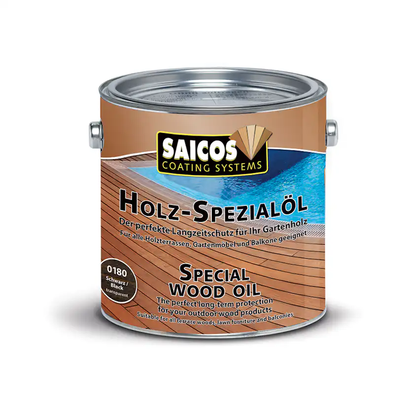 Träolja Saicos 0180 Svart