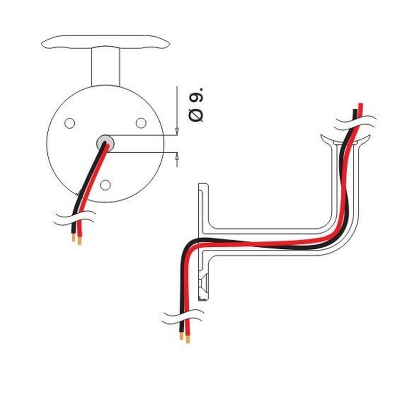 Väggfäste Herrljunga Ledstångsfabrik 0103 Inomhus Skålad