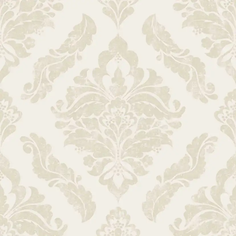 Tapet Boutique Damask Metallic Effekt Creme 104156