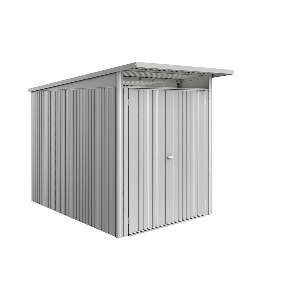 Redskapsbod Biohort Avantgarde Eco A3 Metallic Silver Dubbeldörr