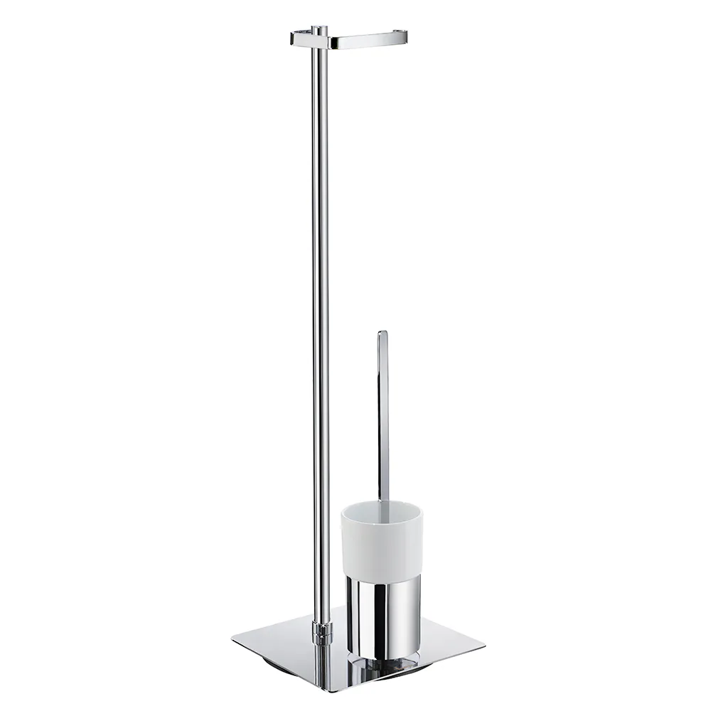 Toalettpappershållare Smedbo Outline FK322P Krom/Vitt Porslin