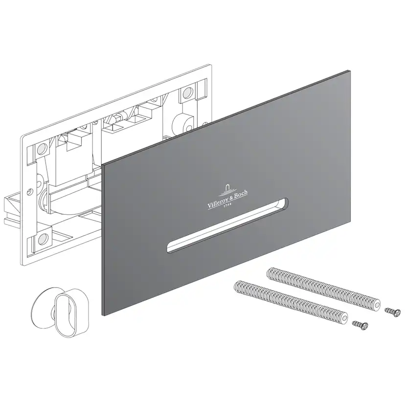 Spolknapp Villeroy & Boch ViConnect 300S Plast