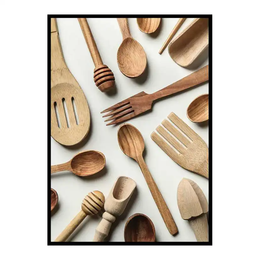 Poster Gallerix Wooden Kitchen Tools