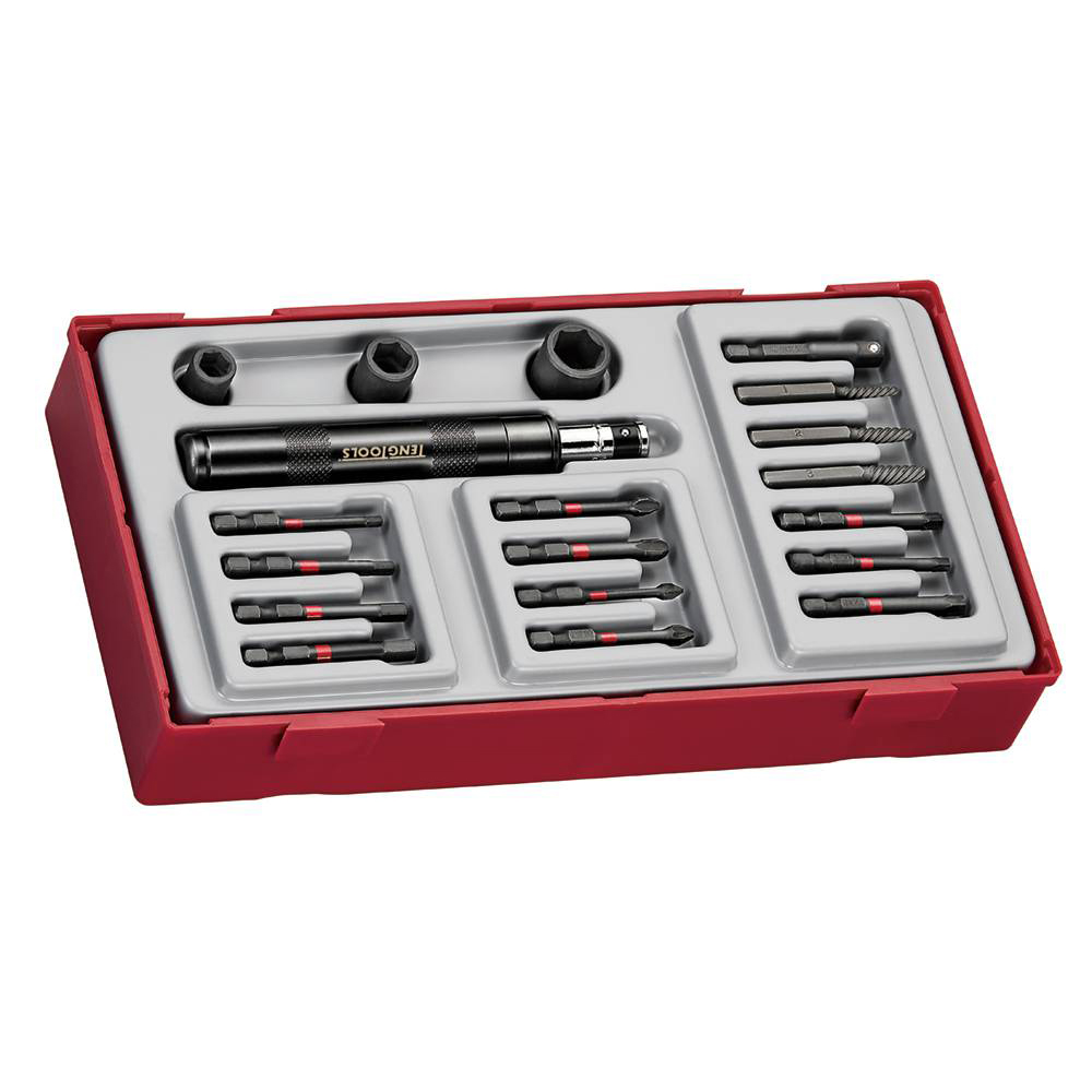 Slagskruvmejselsats Teng Tools 19-Delar TTID19