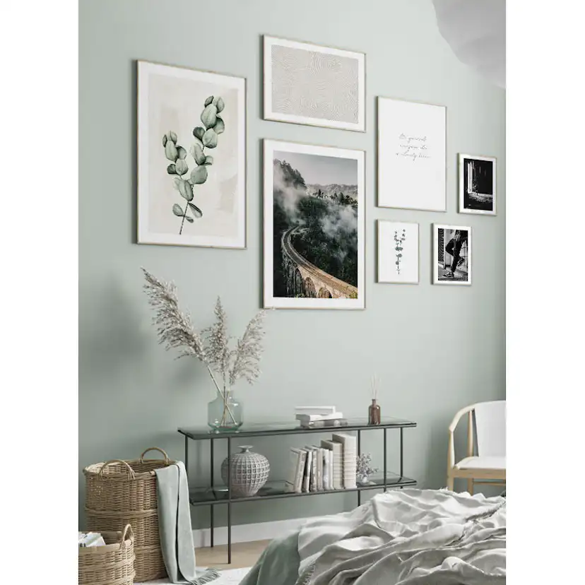 Poster Gallerix Eucalyptus Watercolor