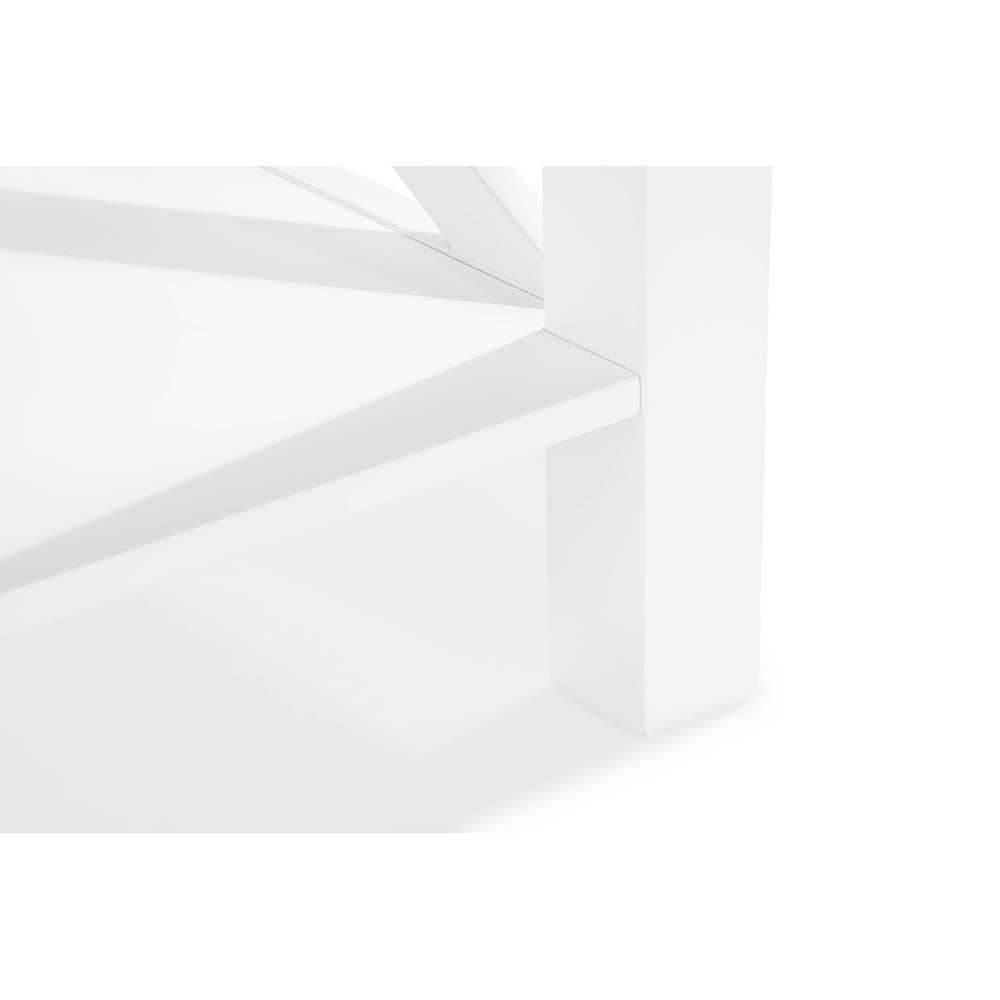 Köksö In Living Milla Vit MDF 135x80x90 cm Fristående med Förvaring