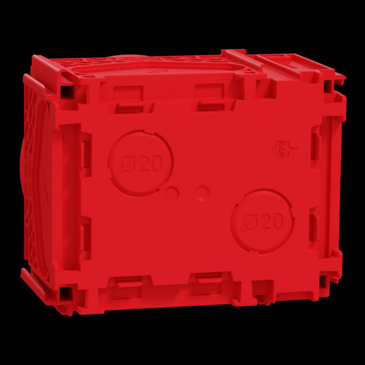 Apparatdosa Elko Flexi+ Infälld Låg för Elinstallationer