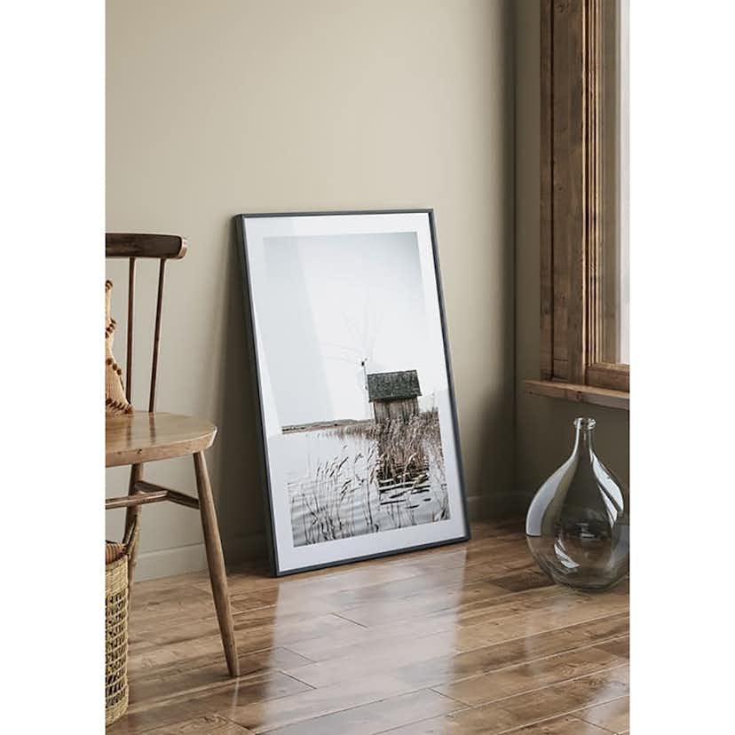 Poster Gallerix Wooden Cabin By Lake