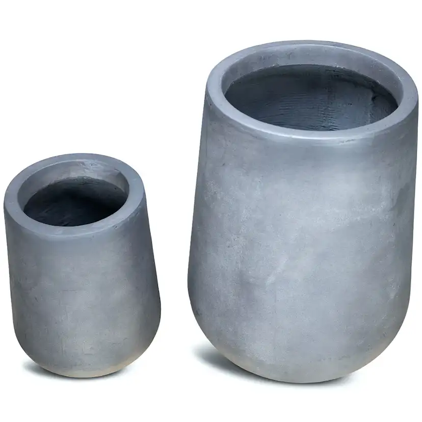 Ytterkruka Lyfco Rund 2-pack Ljusgrå