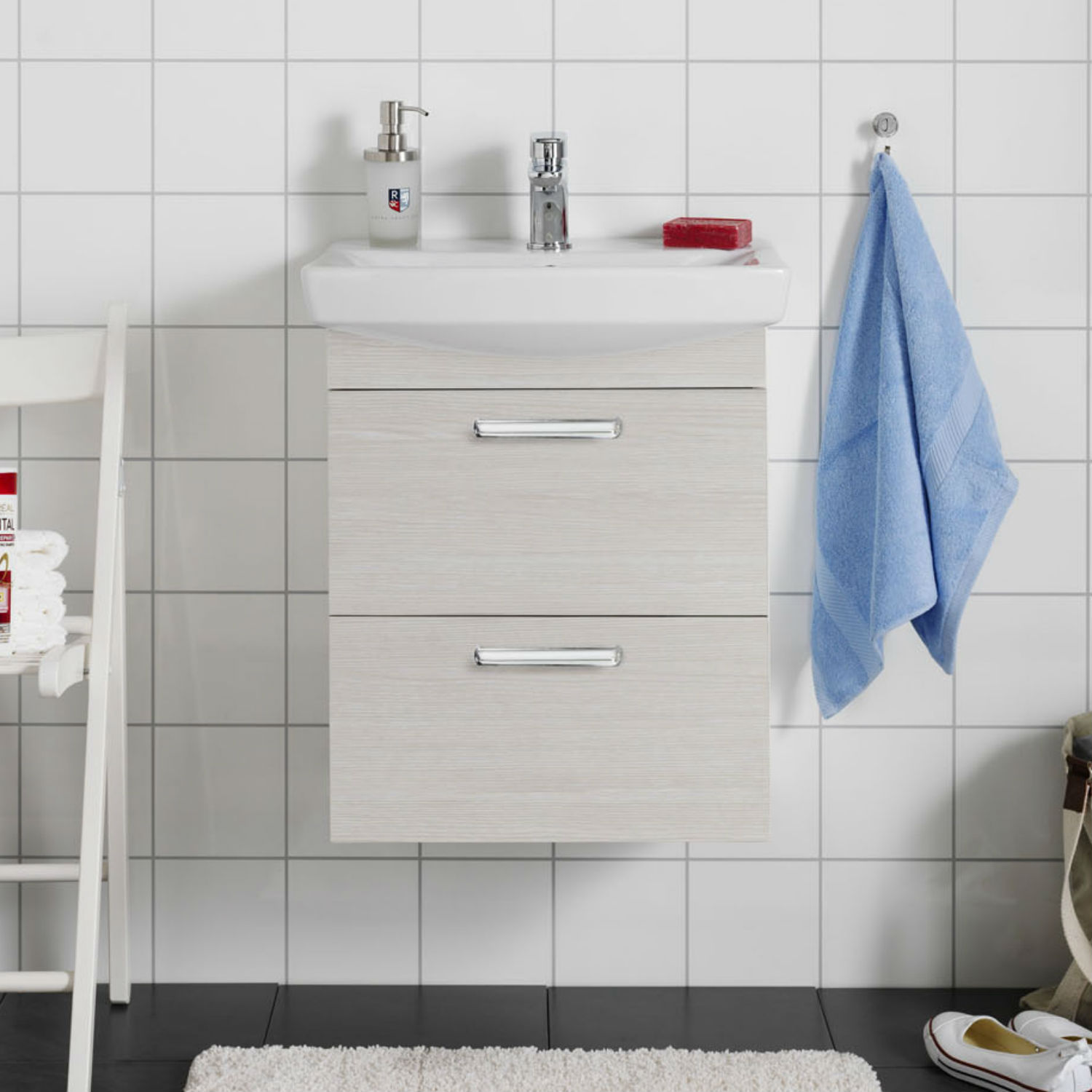 Tvättställsskåp Hafa Life Vit