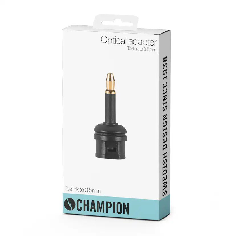 Toslink Adapter Champion Optisk 3,5mm